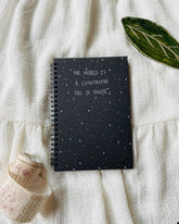 Magic - Black Cover With White Lined Pages