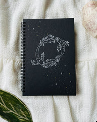 Two Lost Souls - Black Cover With White Lined Pages