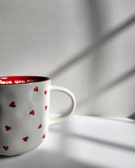 His Her Mug Set | Two Heart Cups