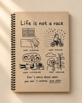 Life | a4 Notebook Lined Pages