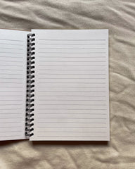 Daisy Flowers - Kraft Embroidered Notebook