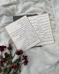 Letter on Handmade Paper