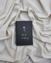 And yet she bloomed - Black Mini Notebook
