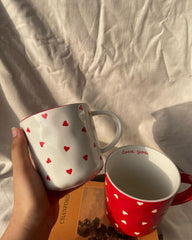 His Her Mug Set | Two Heart Cups