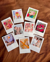 Polaroids | Set of 9 customized pictures (2.5 by 3.5 inches) No COD Available