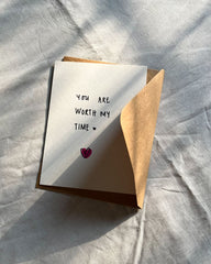 Worth Every Moment | Illustrated Greeting Card