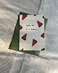 You’re One in a Melon | Illustrated Greeting Card