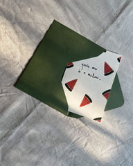 You’re One in a Melon | Illustrated Greeting Card