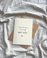 Work bestie | Illustrated Greeting Card