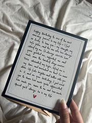 Birthday Wish Note for His / Her | Greeting Card