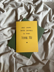 Thank You Card For Mentor | Illustrated Greeting Card