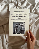 Birthday Post For His / Her | Illustrated Greeting Card. No COD Available