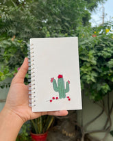 Cactus - Embroidered Mini Notebook
