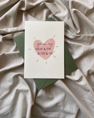 You are my forever and Ever | Illustrated Greeting Card