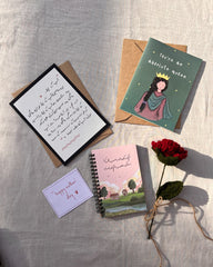 Customizable Gift Box with Crocheted Flower | Curated Moments Gift Box