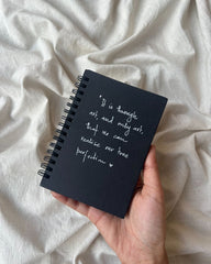 Time Perfection - Black Mini Notebook