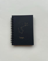 Scorpio Zodiac Sign - Black Mini Notebook