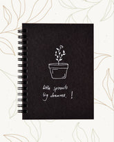 Big Dreams - Black Mini Notebook