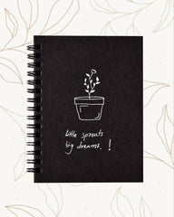 Big Dreams - Black Mini Notebook