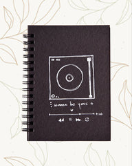 I wanna be yours - Black Cover With White Lined Pages