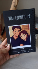 Black Custom Journal - Black Pages