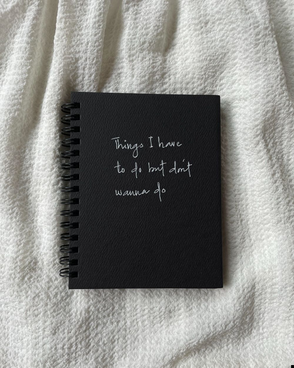 To do list - Black Mini Notebook