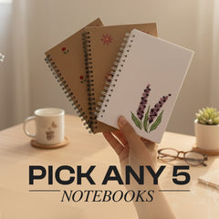 Pick Any 5 (Embroidered Notebooks)