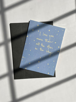 More Than All the Stars | Illustrated Greeting Card