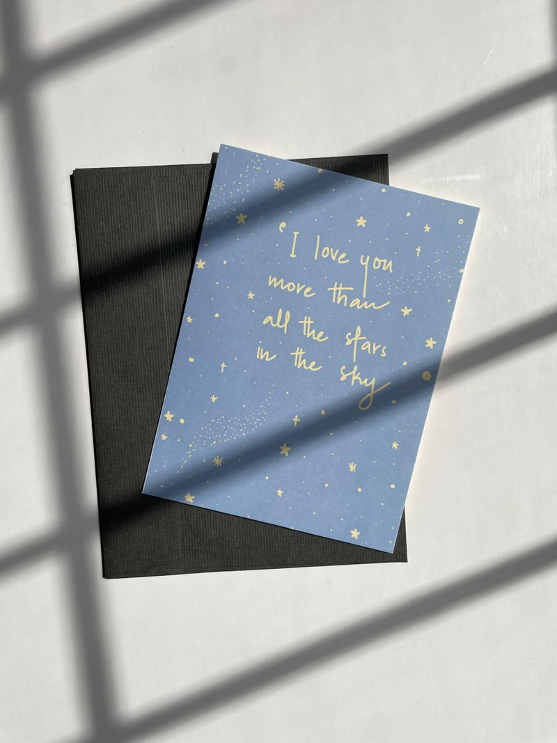 More Than All the Stars | Illustrated Greeting Card