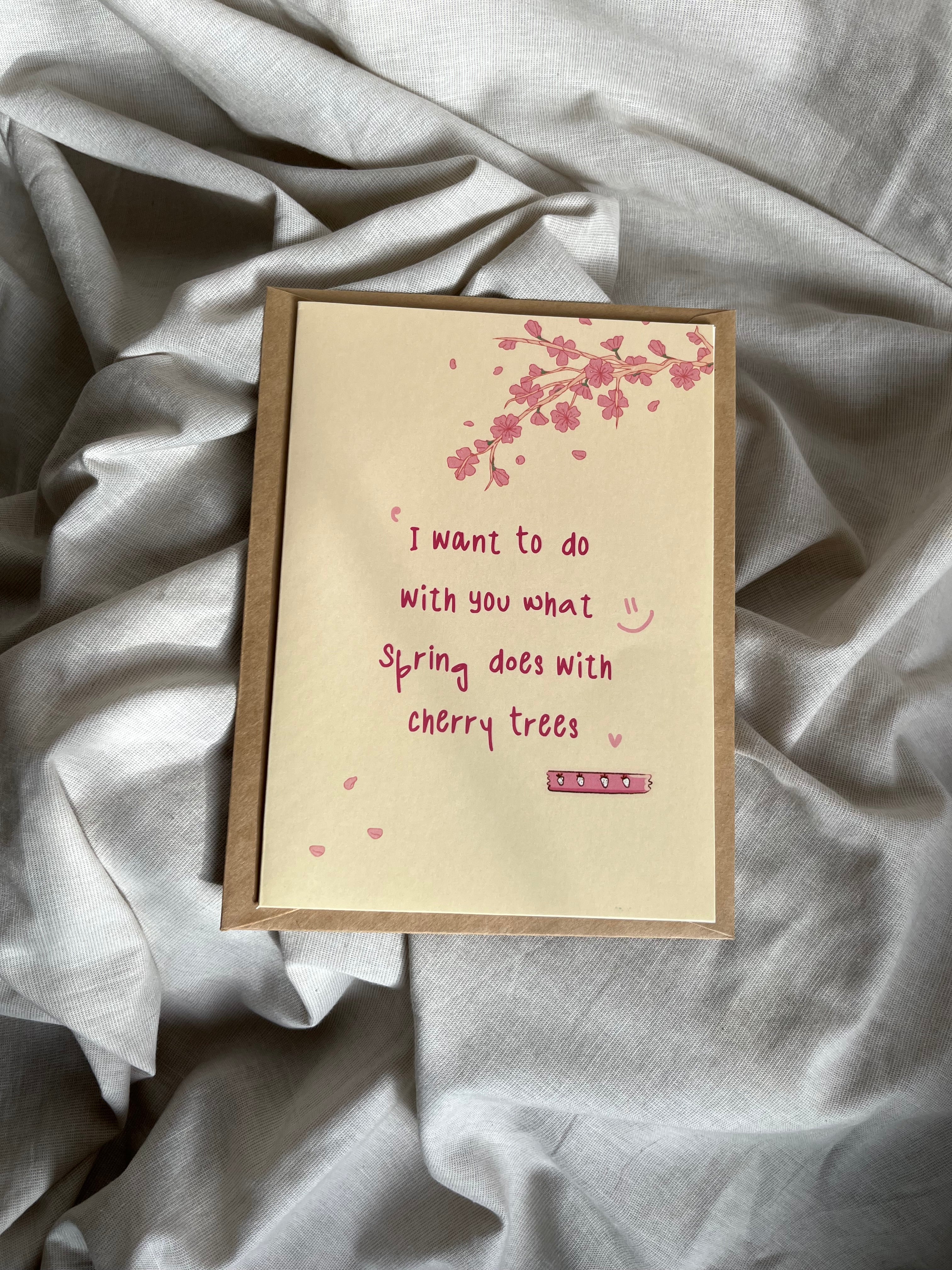 Cherry Trees | Illustrated Greeting Cards