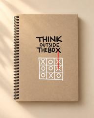 Think | a4 Notebook Lined Pages