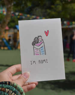 I'm Home | Illustrated Greeting Card