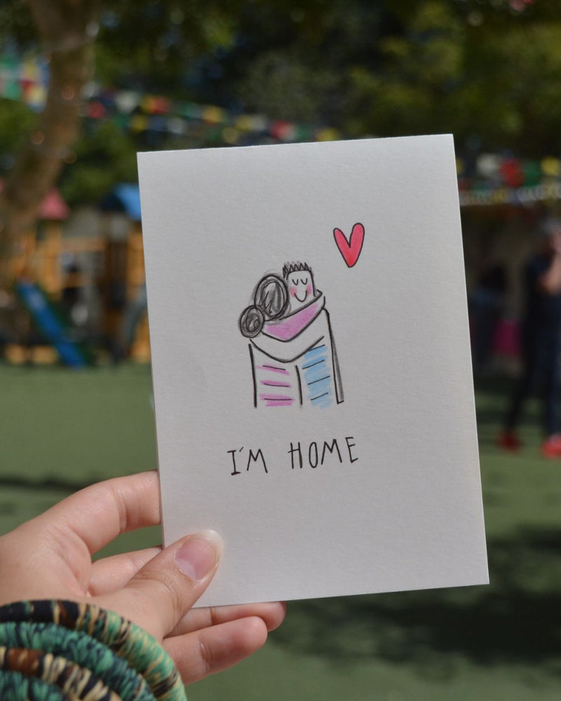 I'm Home | Illustrated Greeting Card