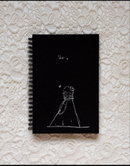 Black Custom Journal - Black Pages