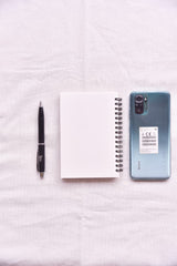 Lavender Leaves - Embroidered Notebook