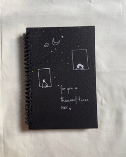 for you a thousand times over - Black Paper Journal