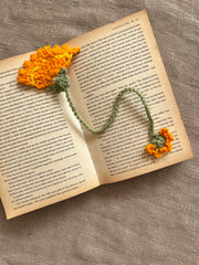 Crochet Marigold Bookmark
