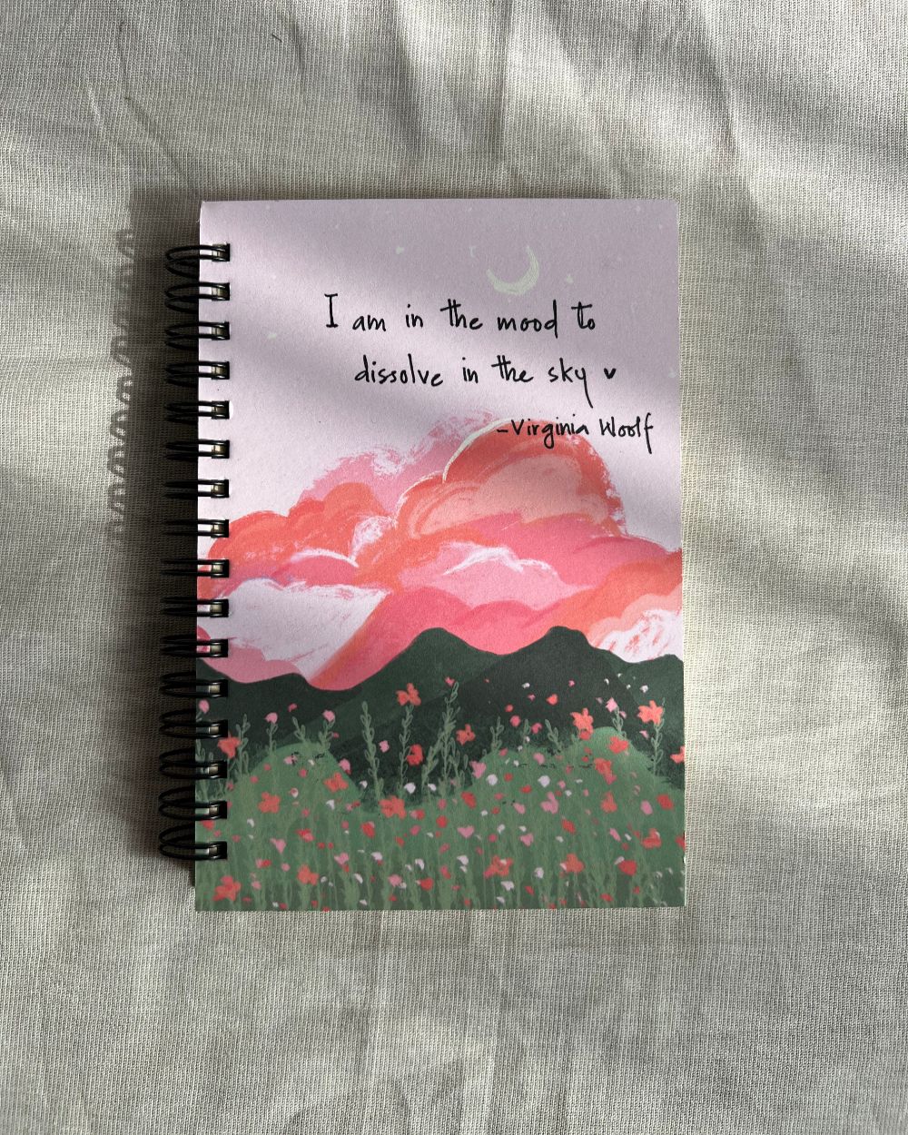 Sky in pink | "English Quoted Notebooks"