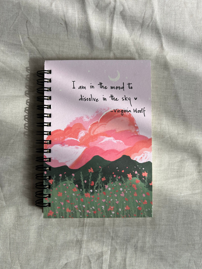 Sky in pink | "English Quoted Notebooks"