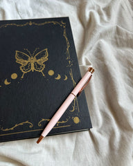 Pink Pen | Blue ink