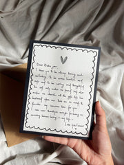 Dear Baba Jani Wish note 🖤 | Greeting Card