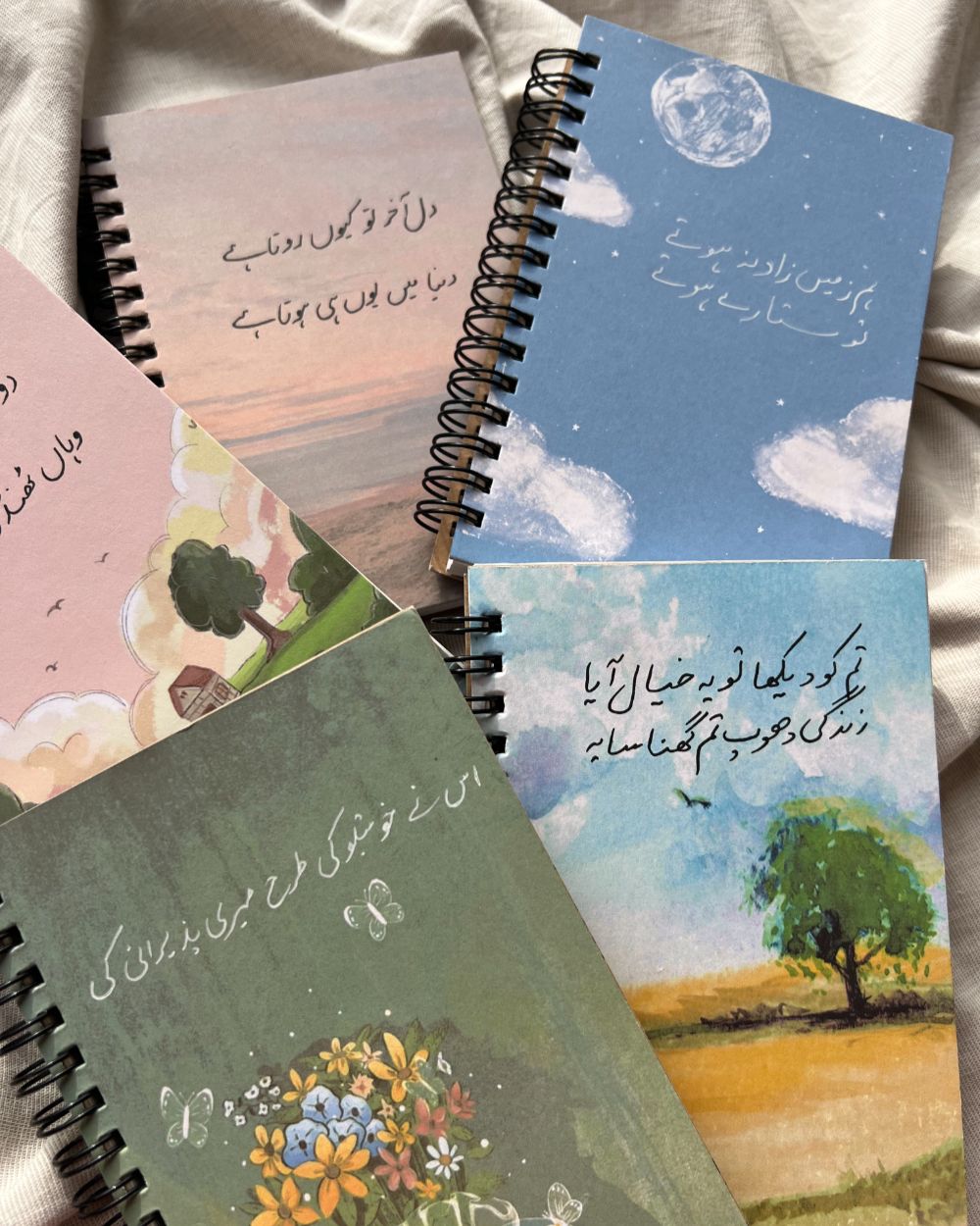 Handwritten Poetic Notebooks – Bundle of 5! 40% off!