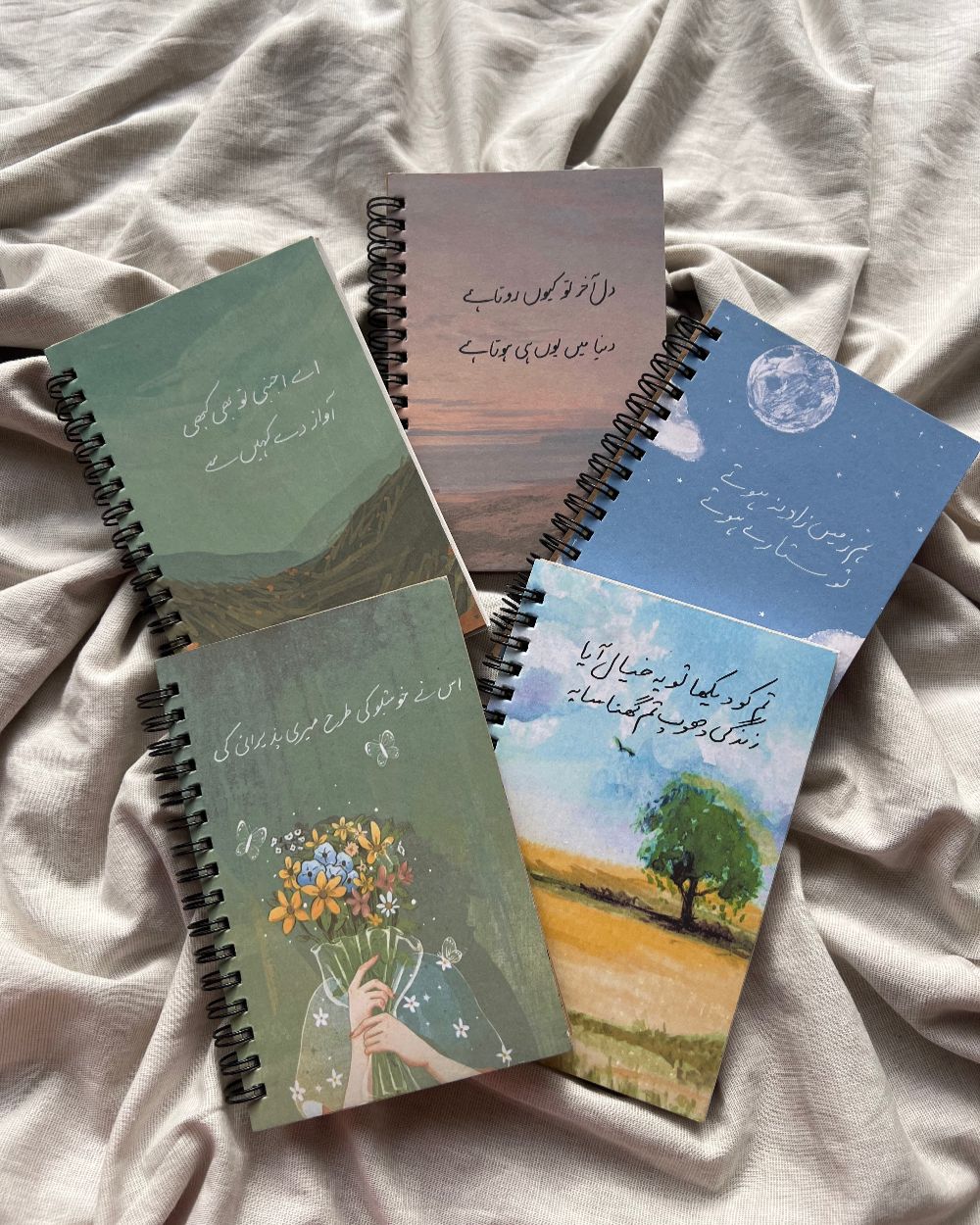 Handwritten Poetic Notebooks – Bundle of 5! 40% off!