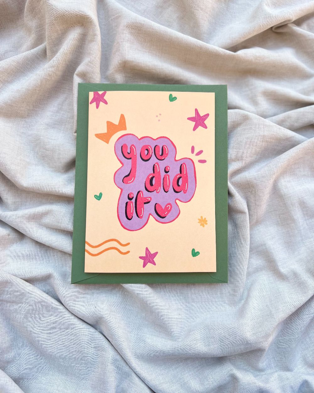 You Did It | Illustrated Greeting Card