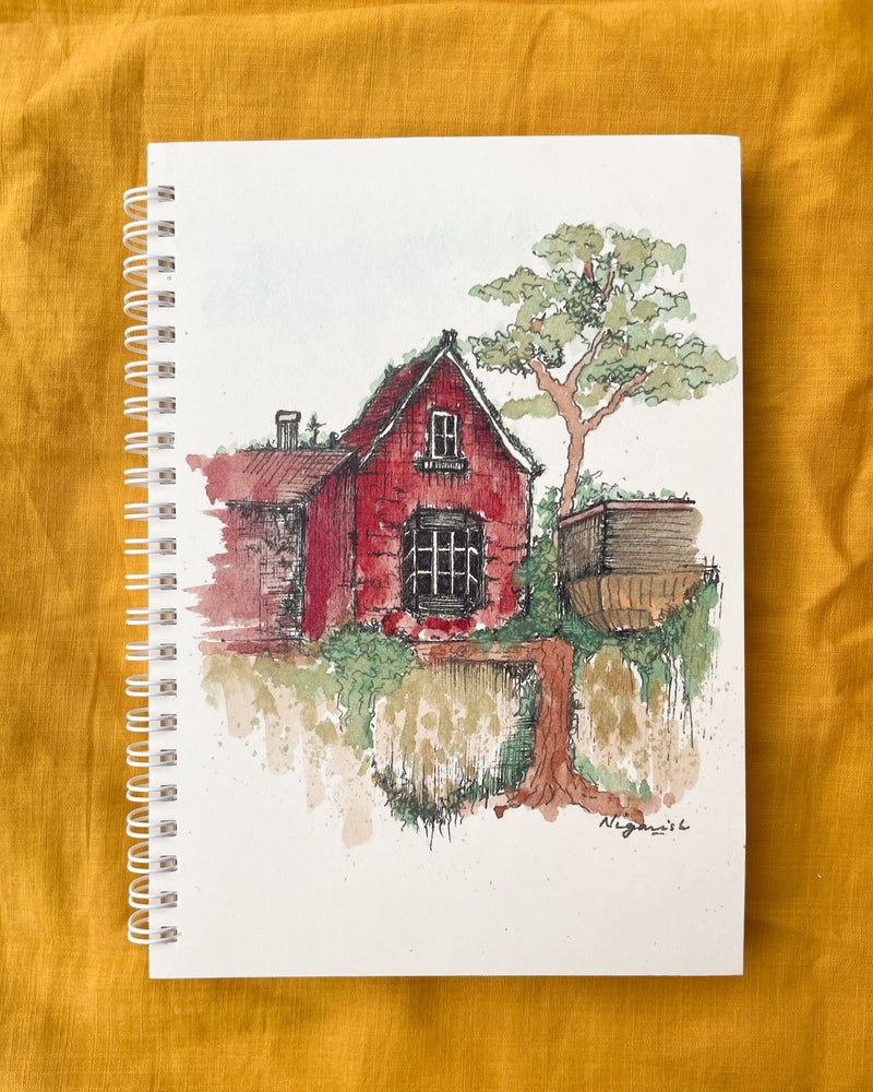Village sketch notebook