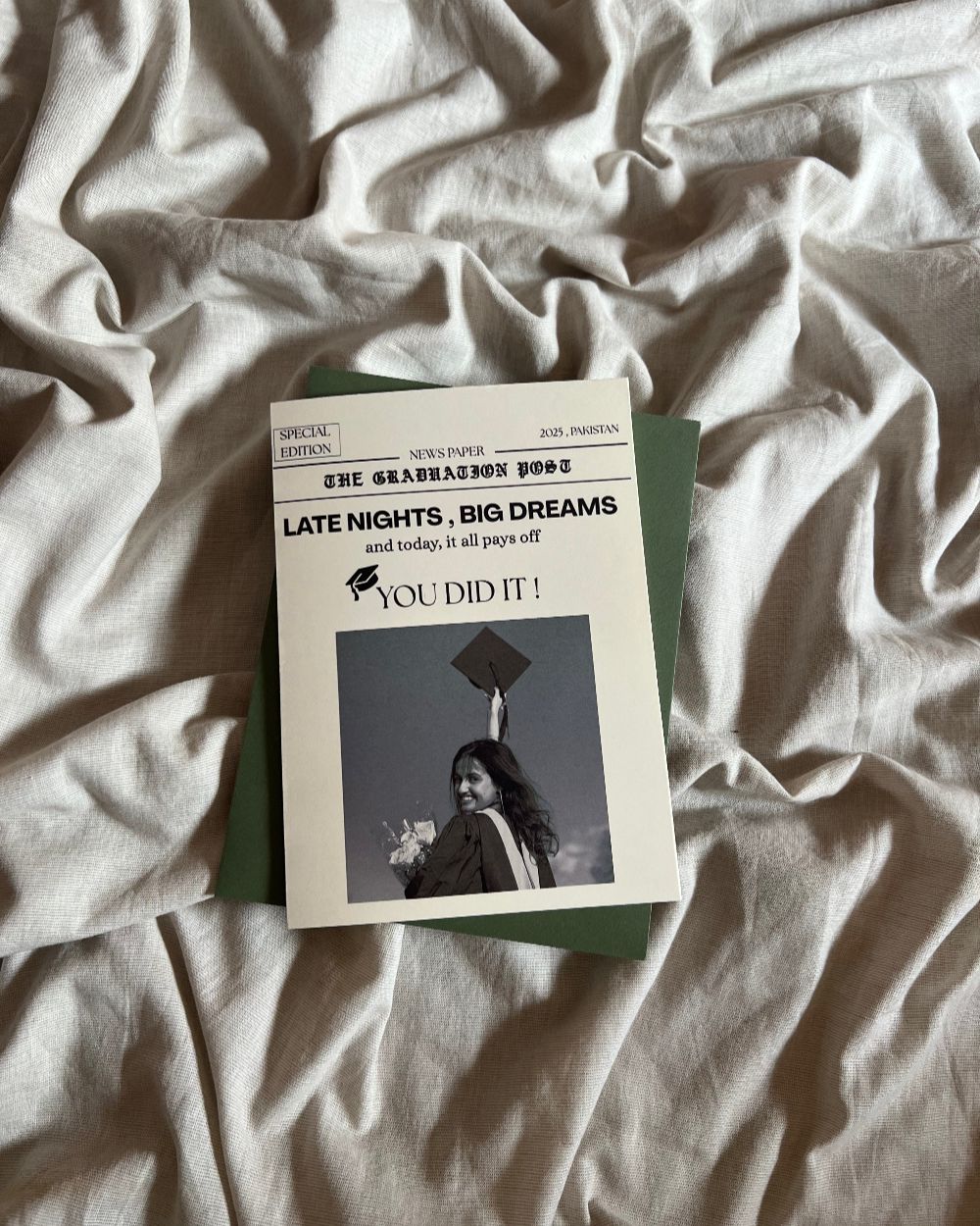 Graduation Post | Illustrated Greeting Card. No COD Available