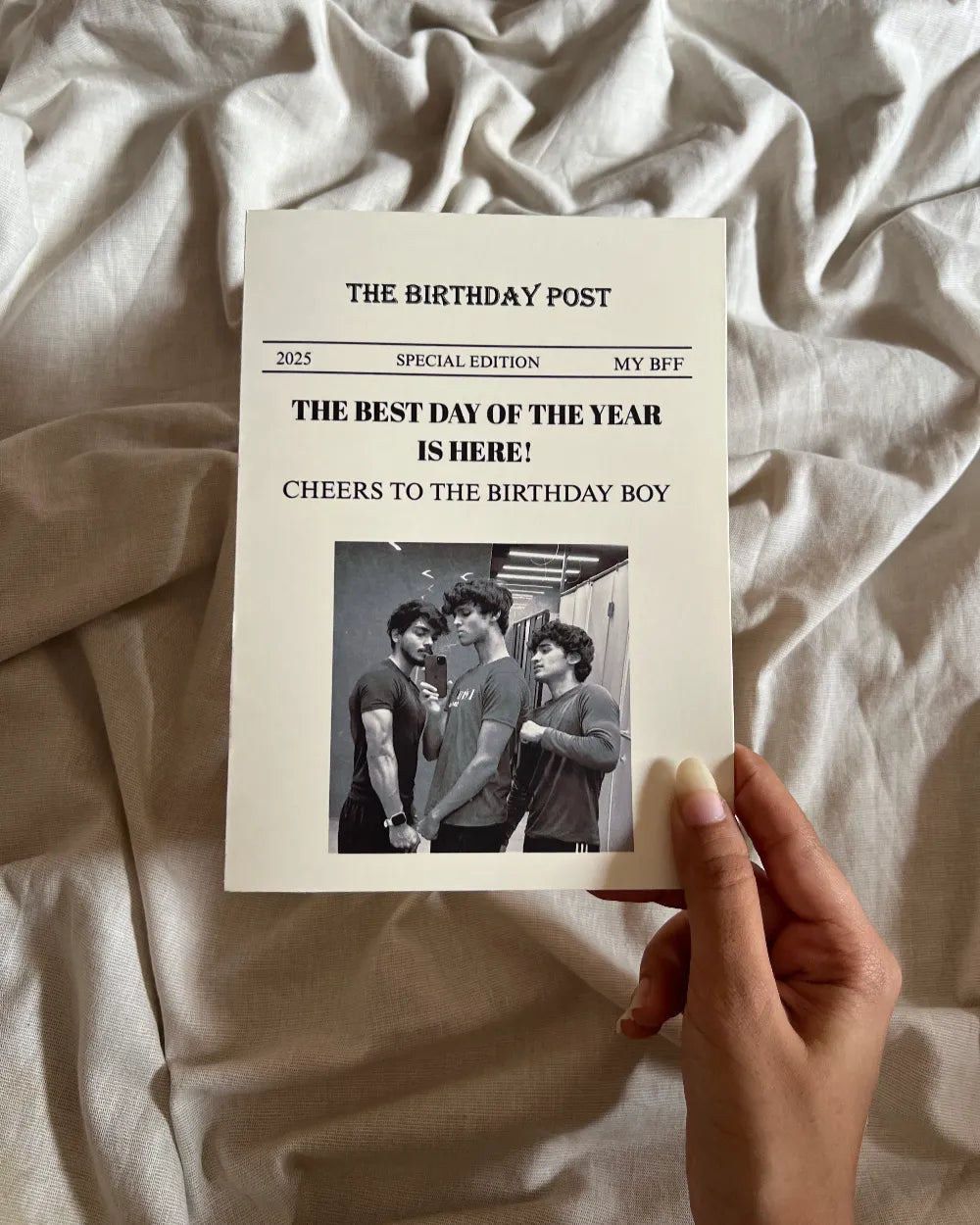 Birthday Post For His / Her  | Illustrated Greeting Card. No COD Available