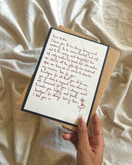 Dear Baba Wish note 🖤 | Greeting Card