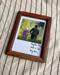 Together the built a life they love <3| perfect couple frame with a quote(5.5" by 7" inches)