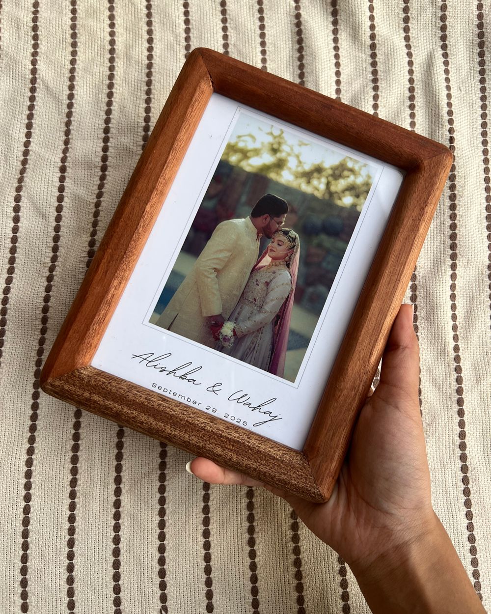 Wedding Frame | perfect wedding gift(5.5" by 7" inches)
